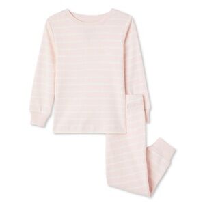 George Light Pink Striped Kids Pajama Set
